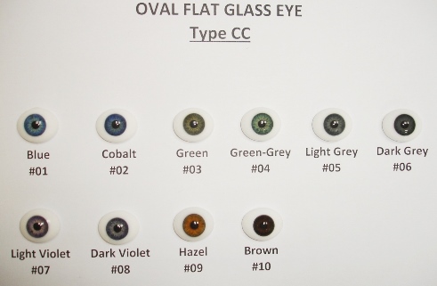 Oval Glass Eye #CC